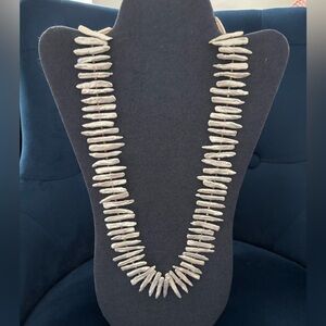 Hand Made Freshwater Pearl Necklace with Swarovski crystals and Sterling Silver